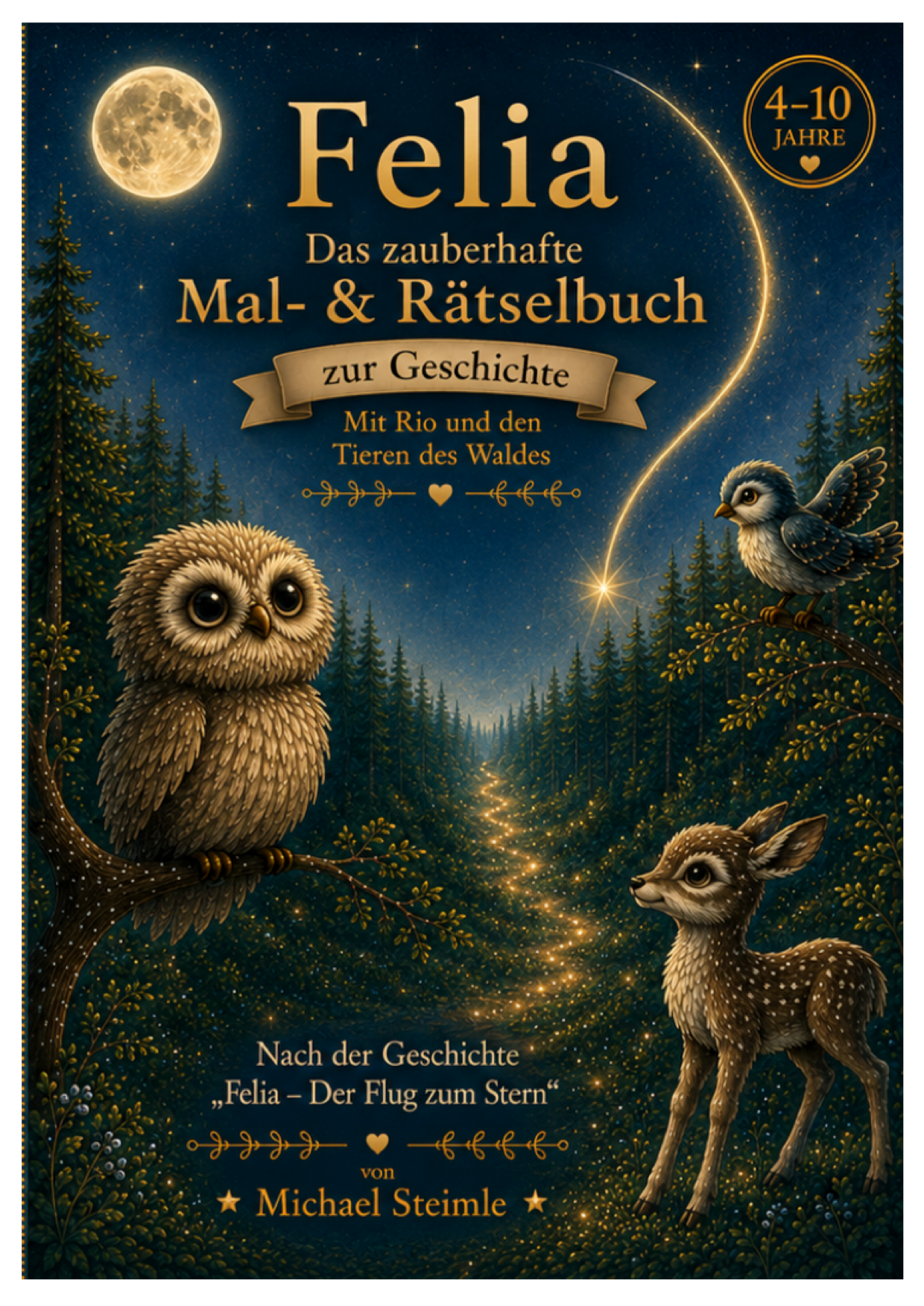 Felia - Das zauberhafte Mal & Rätselbuch zur Geschichte
