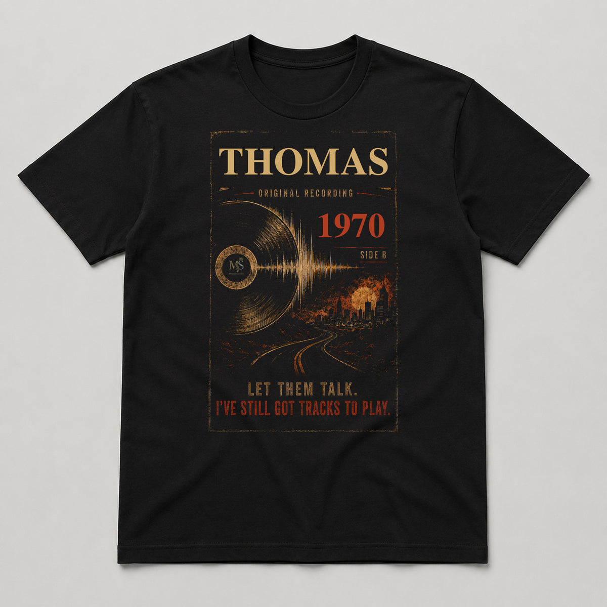 Rock Edition - Personalisiertes T-Shirt mit Wunschtext & Jahr